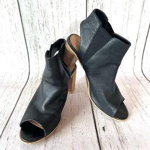 Steve Madden Nobell open toe sling back summer booties sandals heels 8